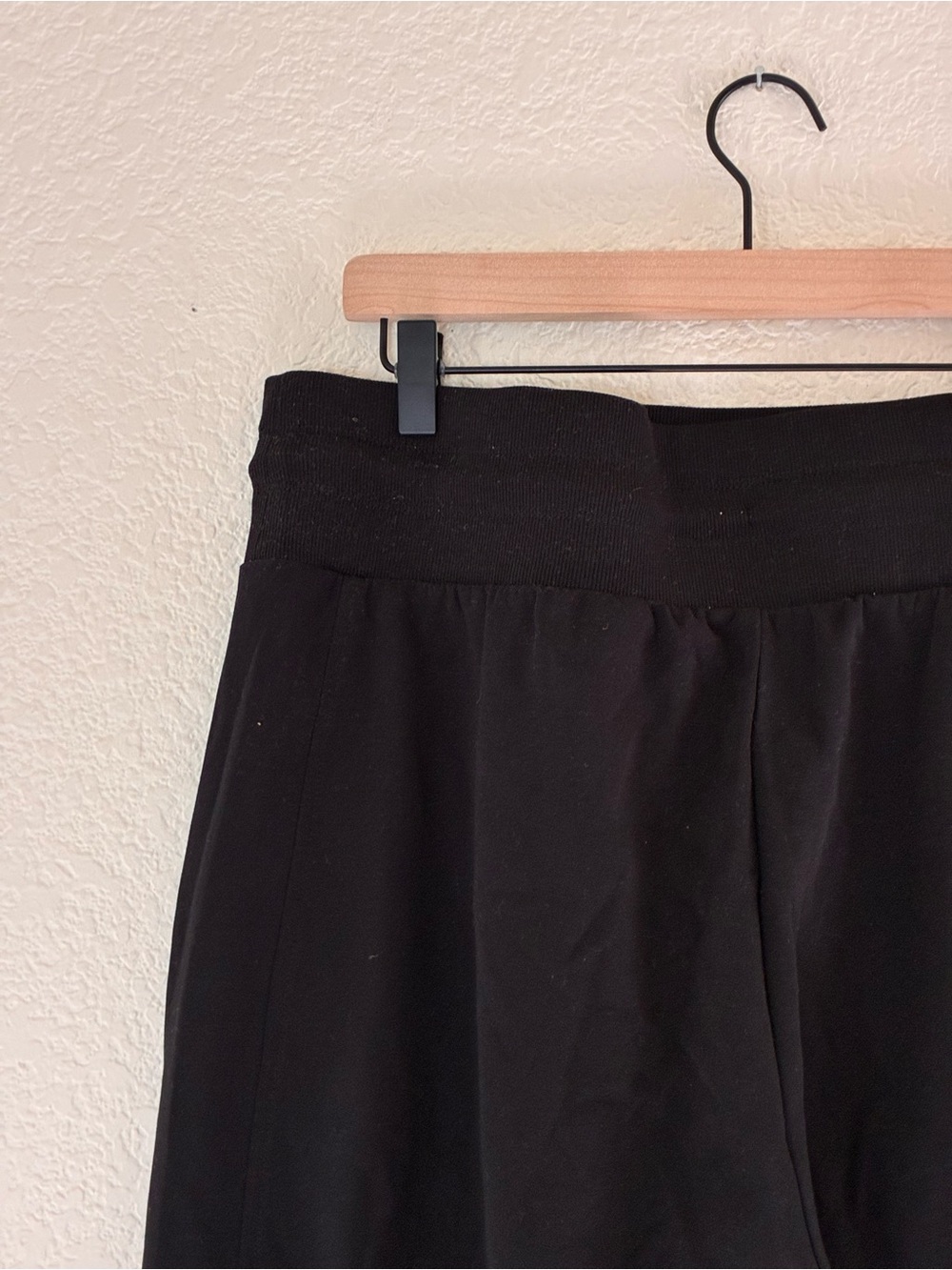 Old Navy | Black Extra high rise wide leg fleece sweatpants size large - Picture 9 of 10